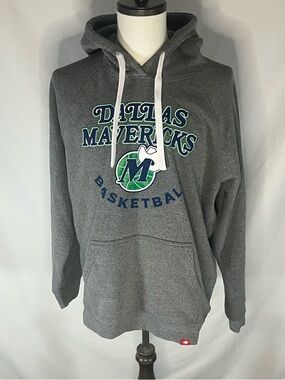 Sportiqe Dallas Mavericks NBA  Tri Blend Raglan Pullover Throwback Hoodie XL